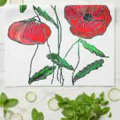 Papillons Serviette de cuisine (Plié)