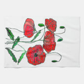 Papillons Serviette de cuisine (Horizontal)