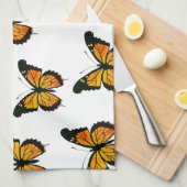 Papillons Serviette de cuisine (Quart Plié)