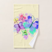 Papillons Serviettes de bain Peinture (Serviette à main)