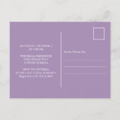 Papillons Sip et voir des Invitations Baby showers (Dos)