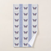 Papillons steampunk à rayures (Serviette à main)