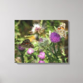 Papillons sur Fleurs Photo Impression unique (Recto)