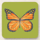 Papillons sur un ensemble de Dessous de verre A (Devant)