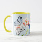 Papillons sur une Mug Combo (Gauche)