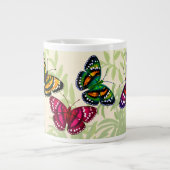 Papillons Tropicaux colorés Jumbo Mug (Devant)