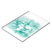 Papillons vert mer et carnets de fleurs (Côté gauche)