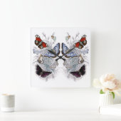 papillons vierkante klok (Huis)