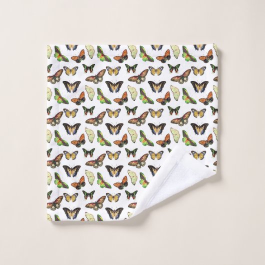 Papillons Vintage (Gant de toilette)
