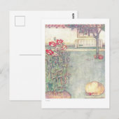 Papillons Vintage Illustration pour enfants Carte  (Devant / Derrière)