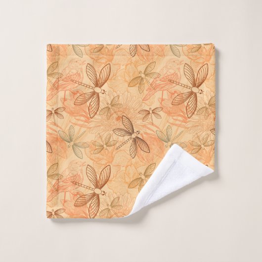 papillons vintages modernes (Gant de toilette)