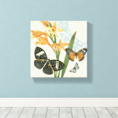 Papillons Vintages modernes toile étirée (Insitu (Plancher de Bois))