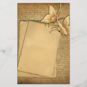 Papillons vintages Papeterie