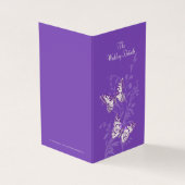 Papillons violet mariage détails plan (Outside)