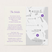 Papillons violet mariage détails plan (Inside Unfolded)