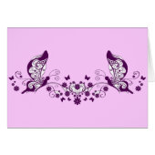 Papillons violets (Devant Horizontal)