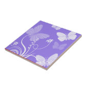 Papillons violets Carreaux (Côté)