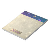 Papillons violets roses avec Bloc-notes (Tourné)