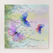 Papillons volant dans la nature Jigsaw Puzzle Prin (Horizontal)
