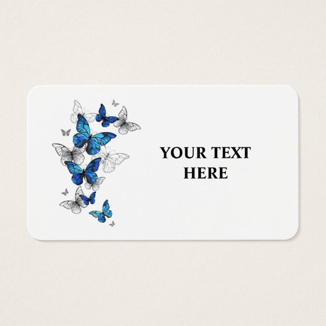 Papillons volants bleus Morpho (Devant)