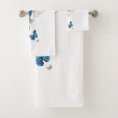Papillons volants bleus Morpho (En situation)