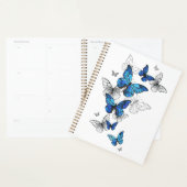 Papillons volants bleus Morpho (Devant avec enveloppe)