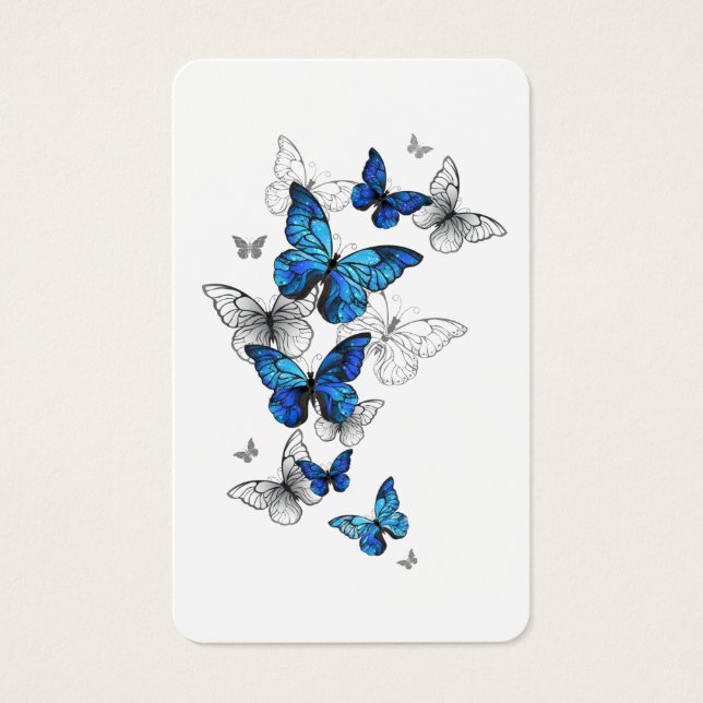 Papillons volants bleus Morpho (Devant)