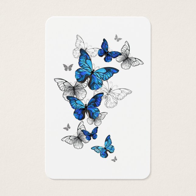 Papillons volants bleus Morpho (Devant)