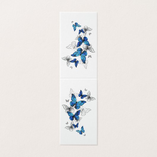 Papillons volants bleus Morpho (Outside Unfolded)