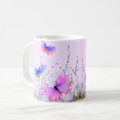 Papillons volants Coffee Mug (Devant gauche)