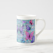 Papillons volants colorés Mug (Droite)