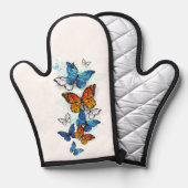 Papillons volants Morpho et Monarch (Recto/Verso)