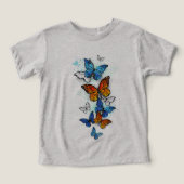 Papillons volants Morpho et Monarch (Design Recto)