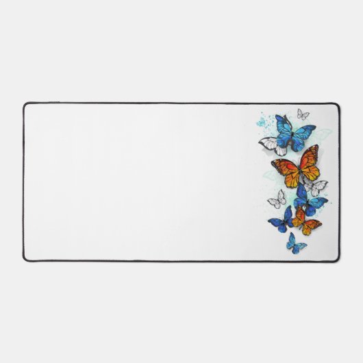 Papillons volants Morpho et Monarch (Recto)