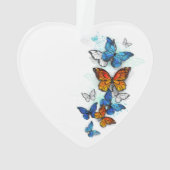 Papillons volants Morpho et Monarch (dos)