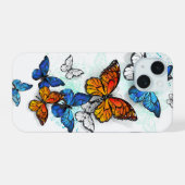 Papillons volants Morpho et Monarque (Verso Horizontal)