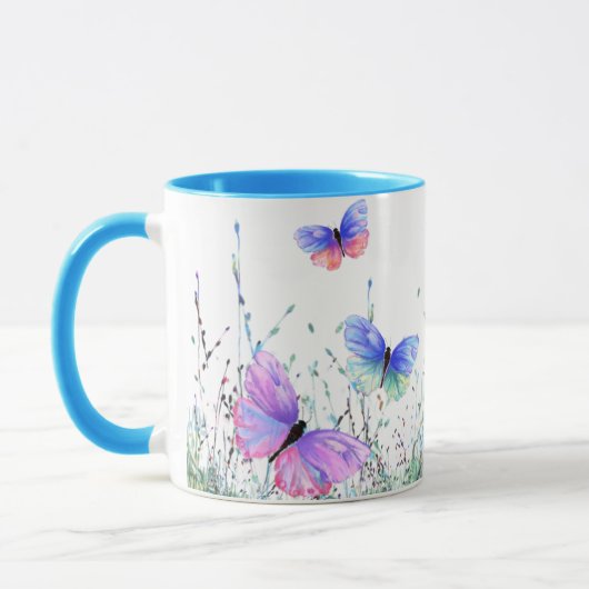 Papillons volants Mug Spring Joy (Gauche)