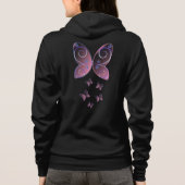 papillons volants nature sweat - shirt à capuche (Dos)