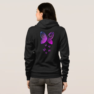 papillons volants nature sweat - shirt à capuche