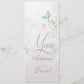 Papillons Whimsical et menu dentelle (Devant)