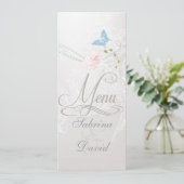 Papillons Whimsical et menu dentelle (Debout devant)