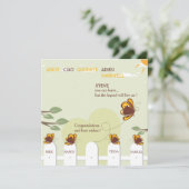 Papillons Whimsical Farewell Party Invitation (Debout devant)