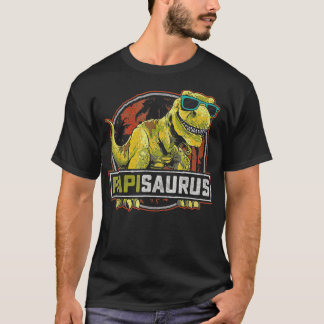 Papisaurus T Rex Dinosaur Papi Saurus Family Match T-shirt