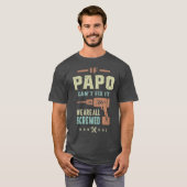 Papo kan het niet oplossen t-shirt (Voorkant volledig)