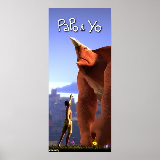 Papo & Yo Tall Poster (Voorkant)