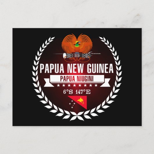 Papoea-Nieuw-Guinea Briefkaart (Voorkant)