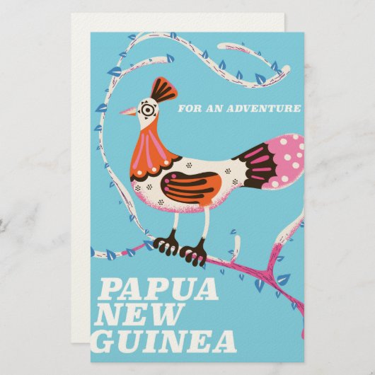 Papoea-Nieuw-Guinea Briefpapier (Voorkant / Achterkant)