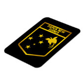Papoea-Nieuw-Guinea Emblem Magneet (Linkerzijde)