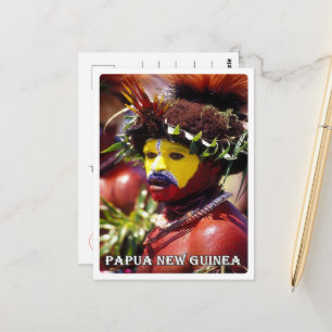 Papoea-Nieuw-Guinea - Huli Wigman - Briefkaart