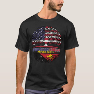 Papoea-Nieuw-Guinea Papoea-Amerikaanse overzeese g T-shirt
